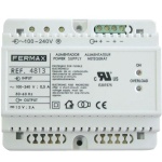 Fermax 4813 Power Supply Unit DIN-6 (100-240VAC/12VDC, 2.0A)